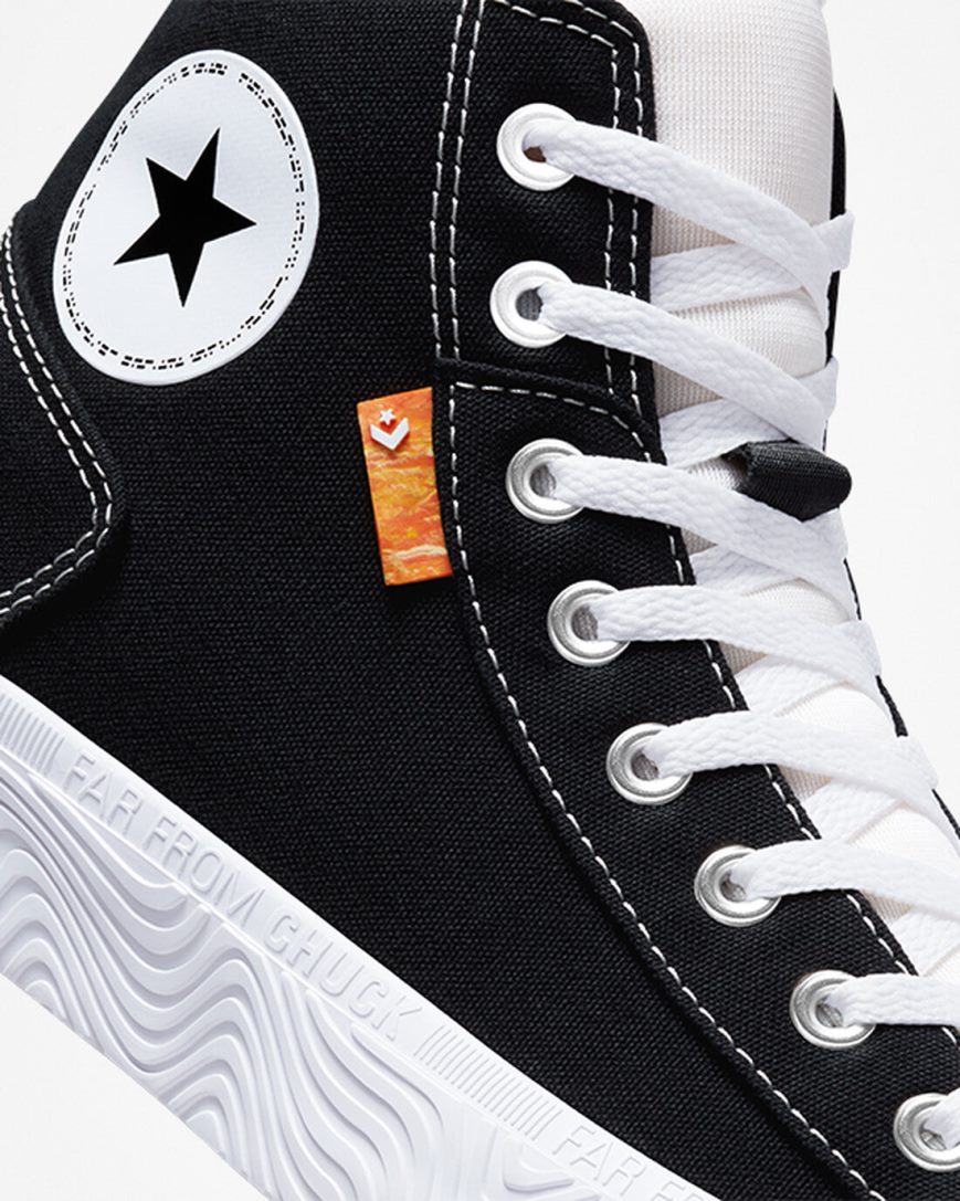 Women's Converse Chuck Taylor Alt Star Canvas High Top Shoes Black / White | AU 109C6K